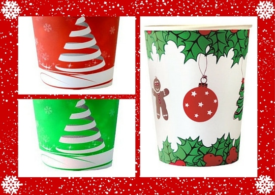 Bunzl Catering Supplies Christmas hot cup design